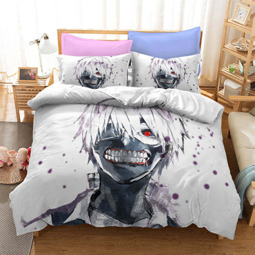 Anime Tokyo Ghoul Cosplay Bedding Set Quilt Cover (Online Order Only)
