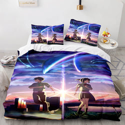 Anime Your Name Pattern Bedding Sets Quilt Covers (Online Order Only)