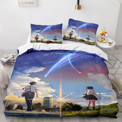 Anime Your Name Pattern Bedding Sets Quilt Covers (Online Order Only)