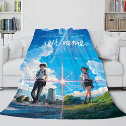 Anime Your Name Cosplay Flannel Blanket Throw (Online Order Only)