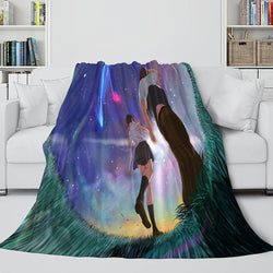 Anime Your Name Cosplay Flannel Blanket Throw (Online Order Only)