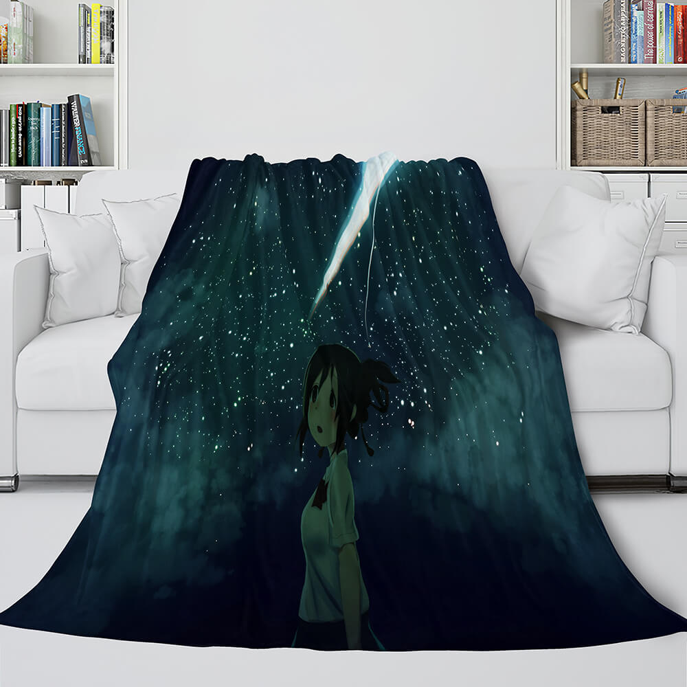 Anime Your Name Cosplay Flannel Blanket Throw (Online Order Only)
