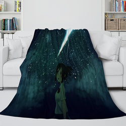Anime Your Name Cosplay Flannel Blanket Throw (Online Order Only)