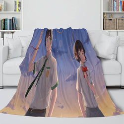 Anime Your Name Cosplay Flannel Blanket Throw (Online Order Only)