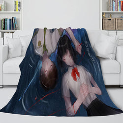 Anime Your Name Cosplay Flannel Blanket Throw (Online Order Only)