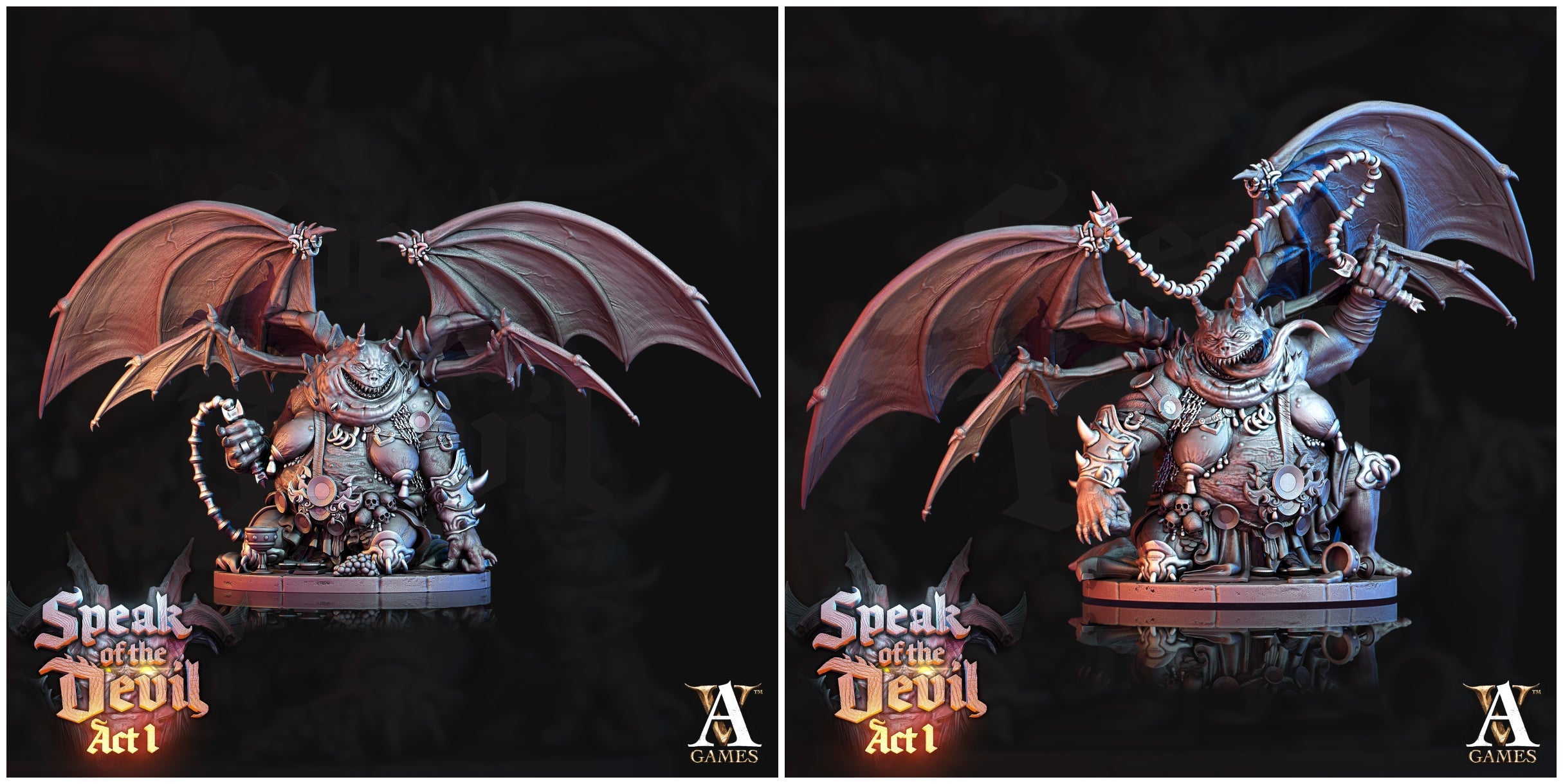 3D Printed Archvillain Games Anixorian Devil Speak of the Devil Act I 28 32mm D&D (Online Only)