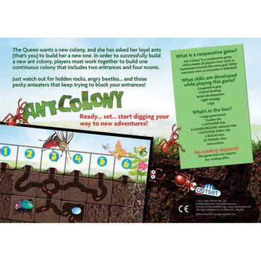 Ant Colony Co-Operative Board Game Outset (ONLINE ORDER ONLY)