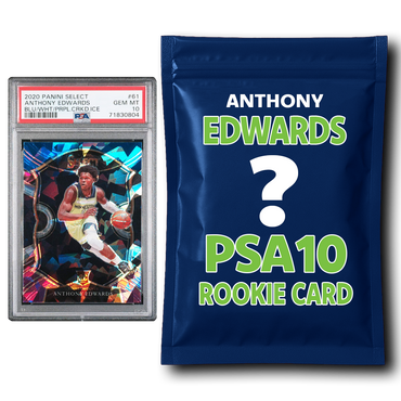 Anthony Edwards PSA 10 Graded Rookie Basketball Card Mystery Pack (ONLINE ORDER ONLY)