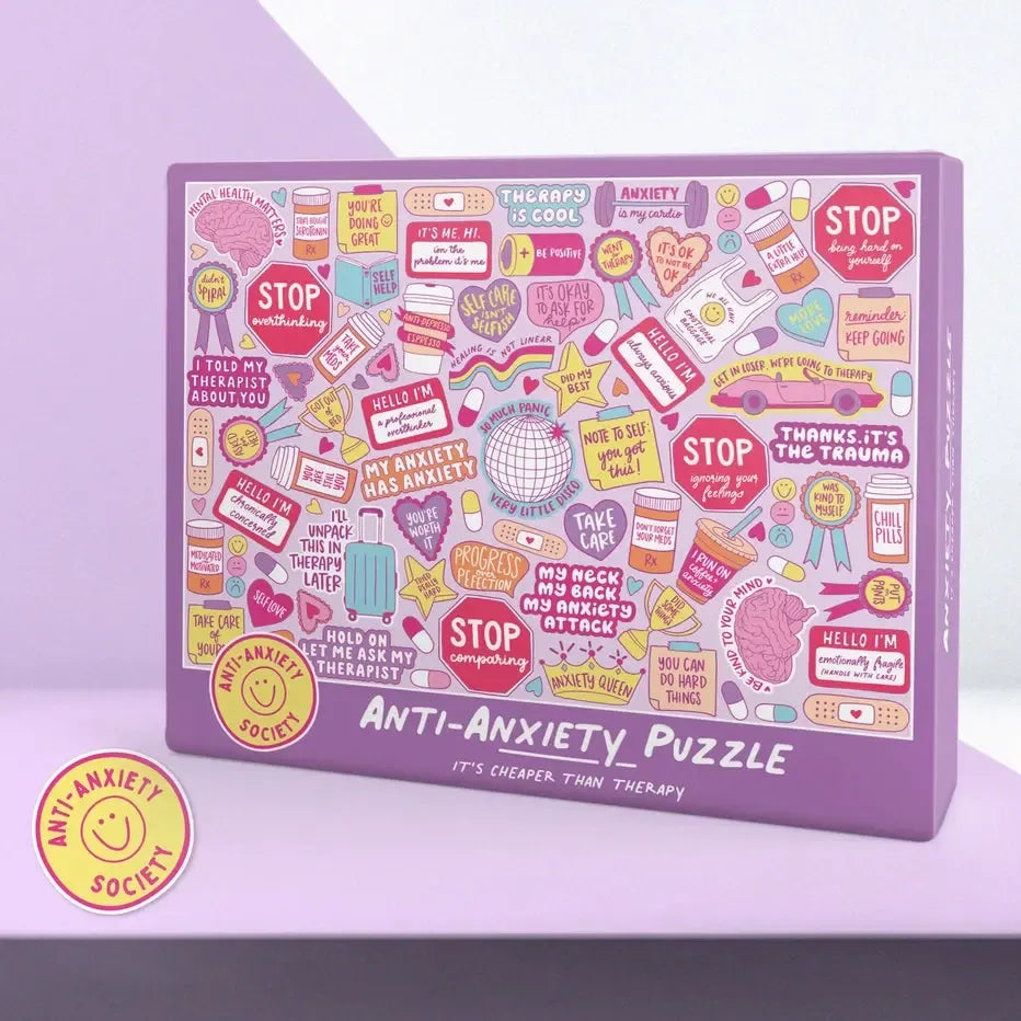 Anti-Anxiety 1000 Piece Jigsaw Puzzle Bubblegum Stuff (ONLINE ORDER ONLY)