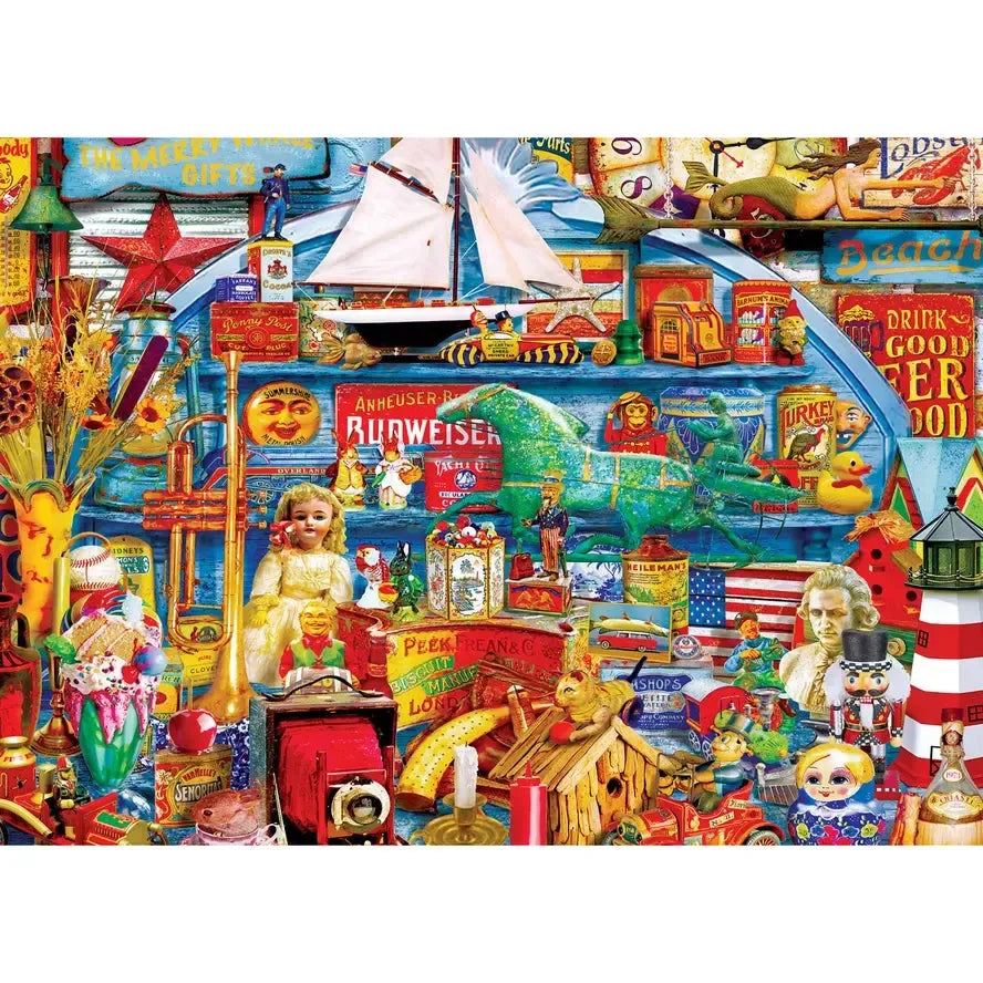 Antiques & Collectibles Flashbacks 1000 Piece Jigsaw Puzzle MasterPieces (ONLINE ORDER ONLY)