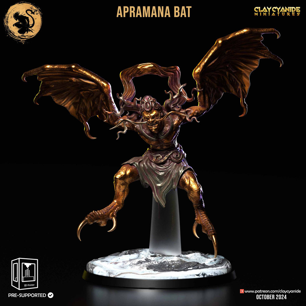 3D Printed Clay Cyanide Apramana Bat Black Myth Wukong Set 28 32 mm D&D (Online Only)