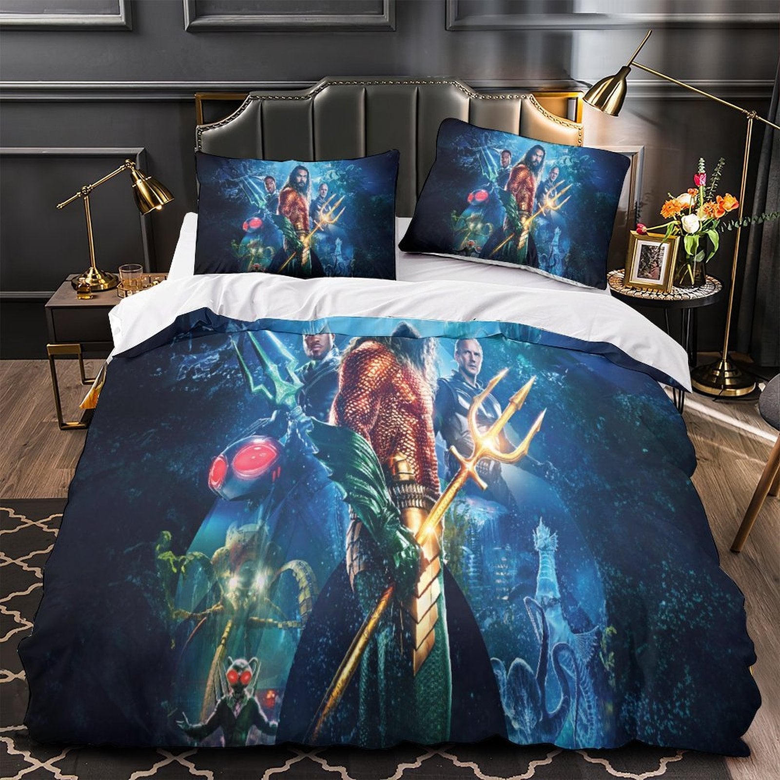 Aquaman and the Lost Kingdom Bedding Set Duvet Cover Without Filler (Online Order Only)