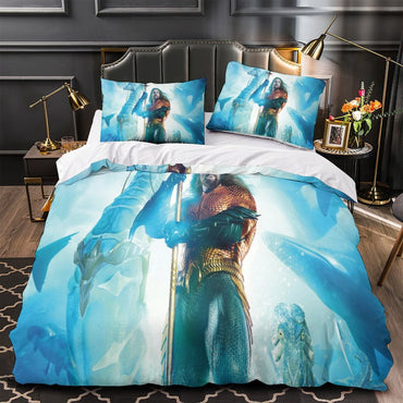 Aquaman and the Lost Kingdom Bedding Set Duvet Cover Without Filler (Online Order Only)