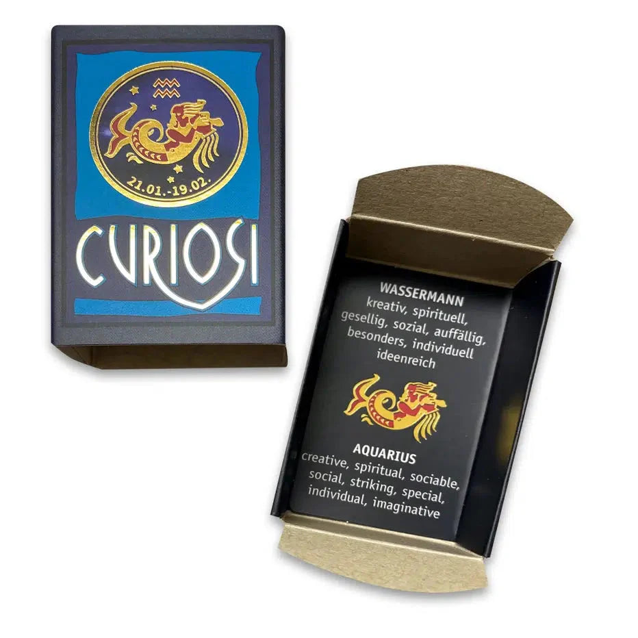 Aquarius Zodiac 33 Piece Mini Matchbox Jigsaw Puzzle Curiosi (ONLINE ORDER ONLY)