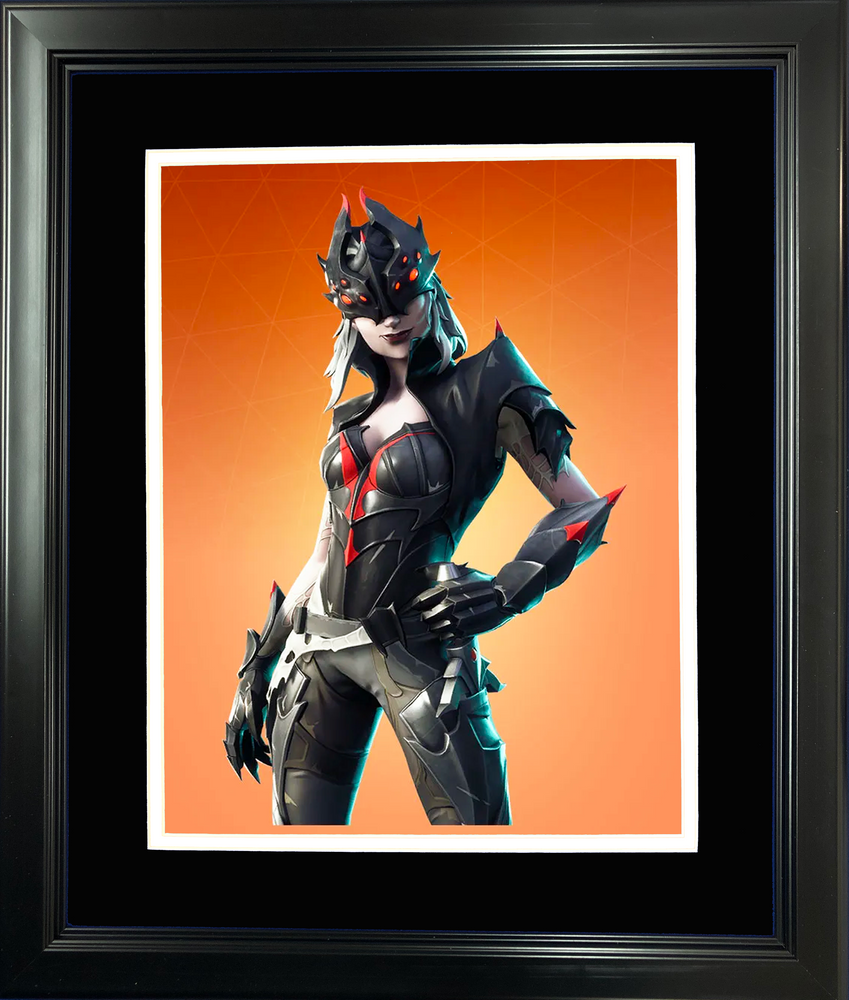 Framed Arachne Legendary Fortnite Skin 11"x14"Video Game Photo (ONLINE ORDER ONLY)