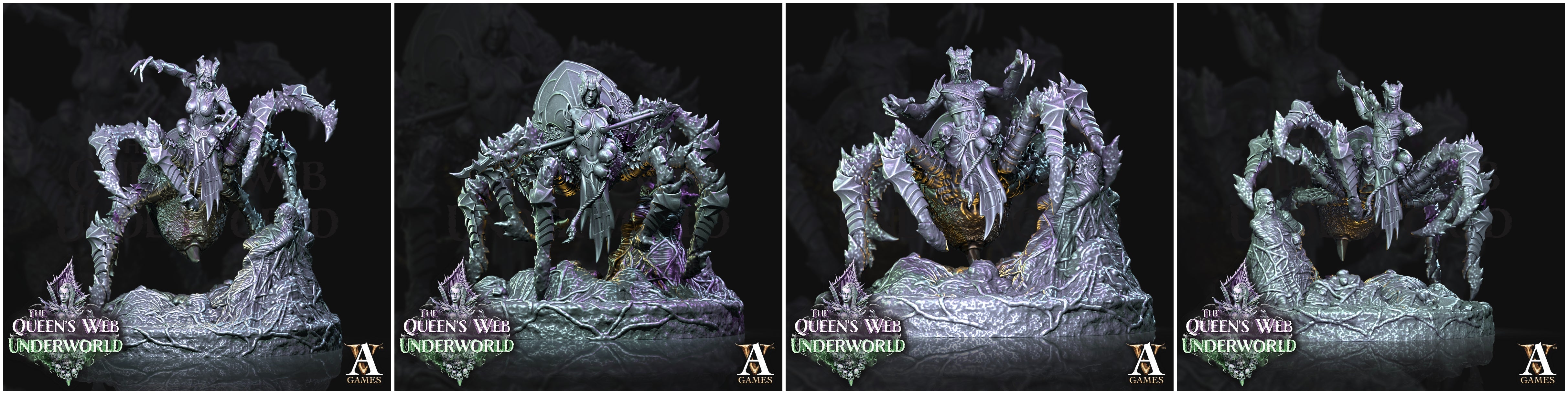 3D Printed Archvillain Games Arachnis The Queen's Web Underworld 28 32mm D&D (Online Only)