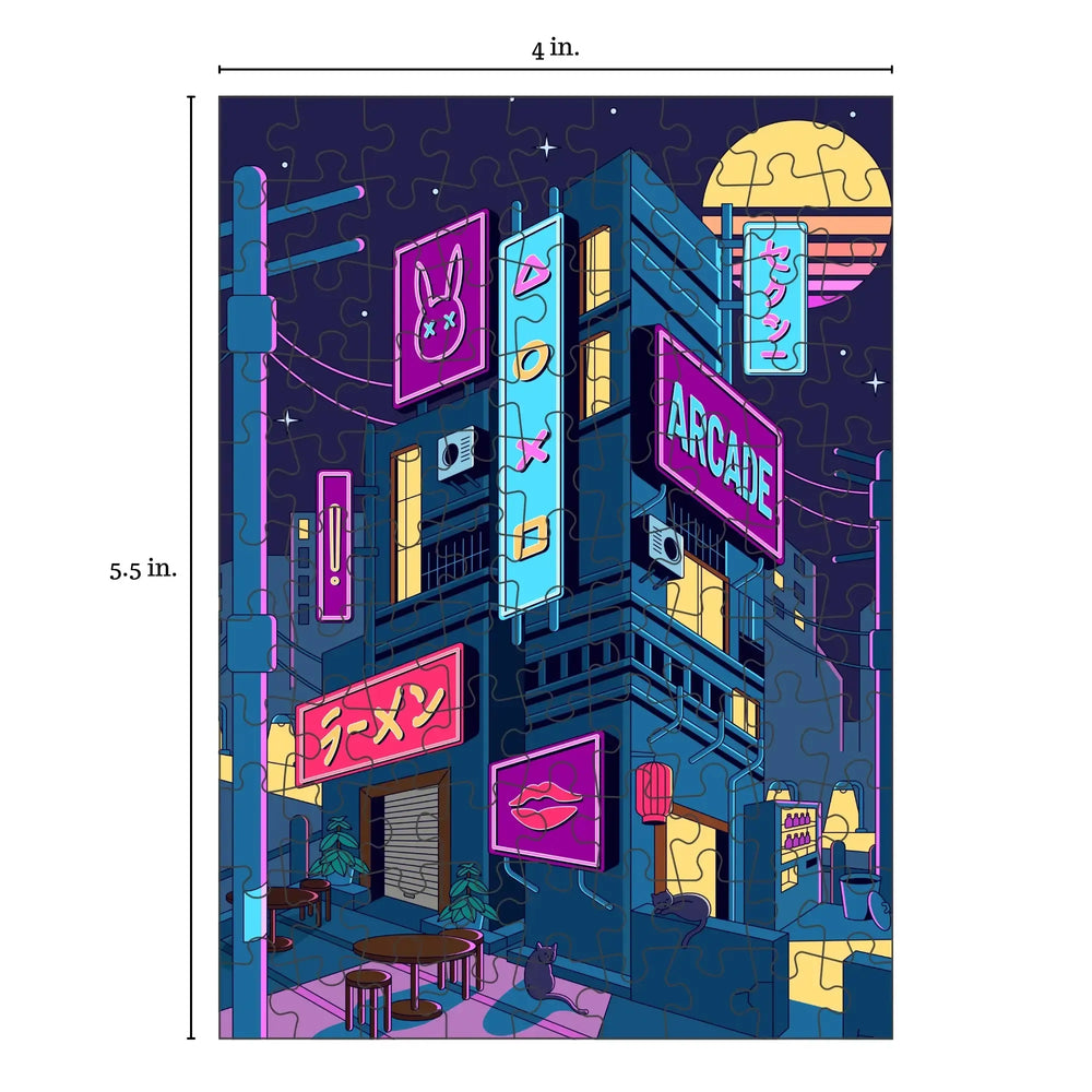 Arcade 99 Piece Mini Jigsaw Puzzle Puzzledly (ONLINE ORDER ONLY)