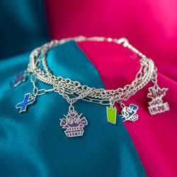 League of Legends X RockLove ARCANE Jinx Graffiti Charm Bracelet (ONLINE ORDER ONLY)
