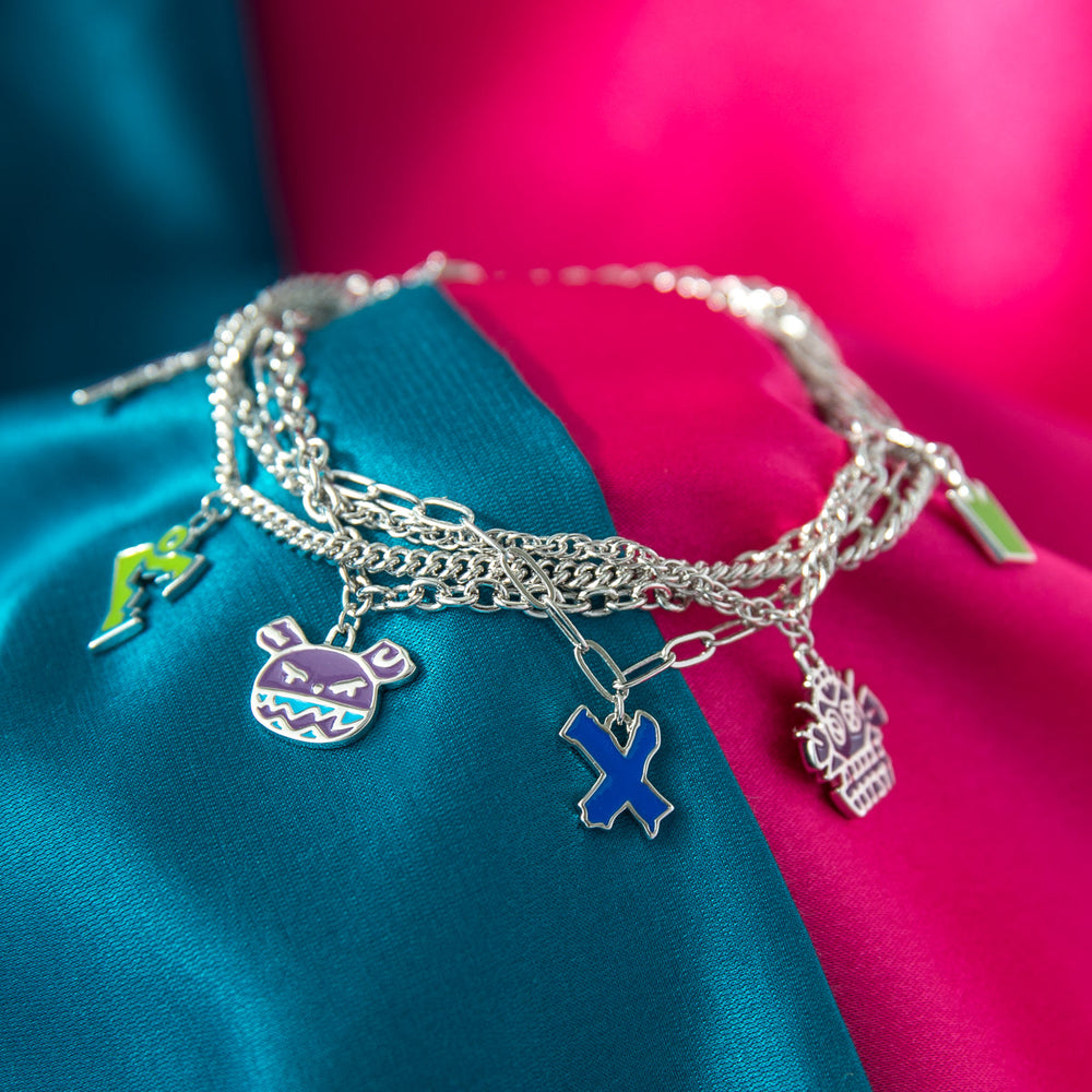 League of Legends X RockLove ARCANE Jinx Graffiti Charm Bracelet (ONLINE ORDER ONLY)