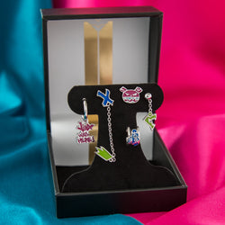 League of Legends X RockLove ARCANE Jinx Graffiti Earrings Set (ONLINE ORDER ONLY)