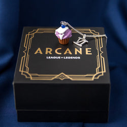 League of Legends X RockLove ARCANE Youre Hot Cupcake Necklace (ONLINE ORDER ONLY)