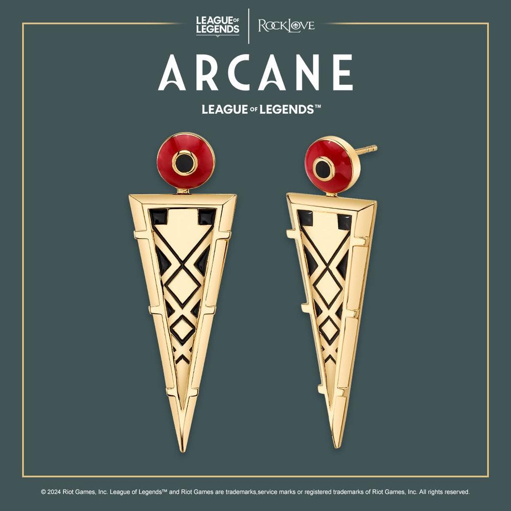 League of Legends X RockLove ARCANE Ambessa Earrings (ONLINE ORDER ONLY)