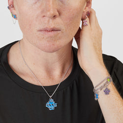 League of Legends X RockLove ARCANE Jinx Graffiti Earrings Set (ONLINE ORDER ONLY)