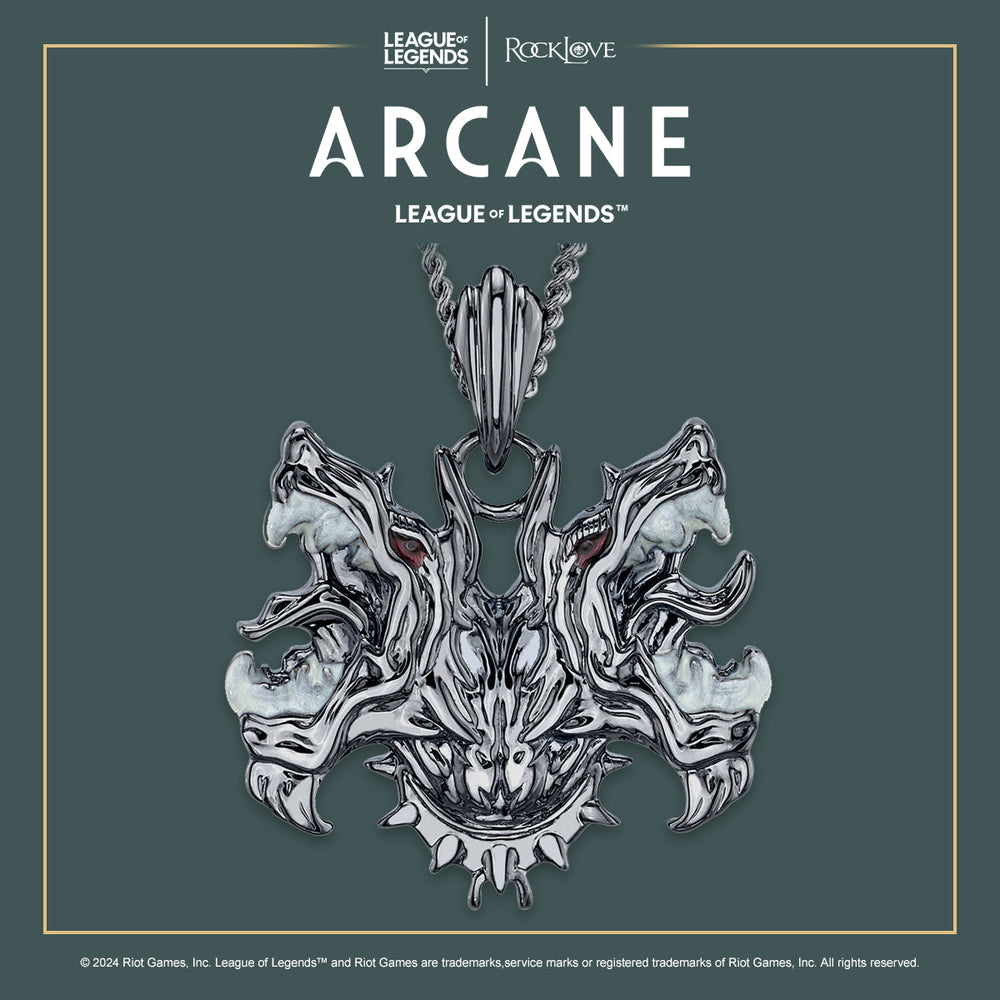 League of Legends X RockLove ARCANE Vi Murk Wolves Necklace (ONLINE ORDER ONLY)