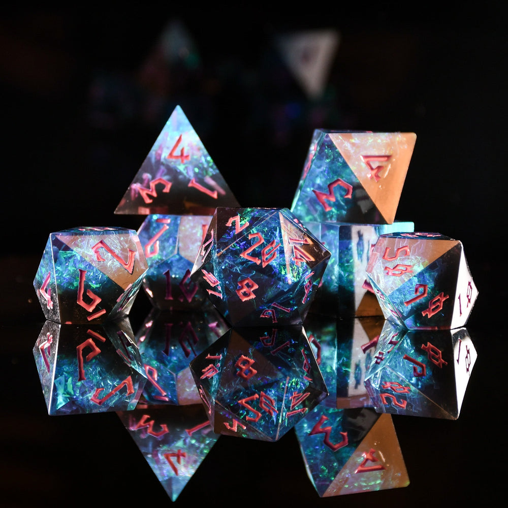 Pre-Order|| Arcane Gate Sharp-Edged Resin Dice Set