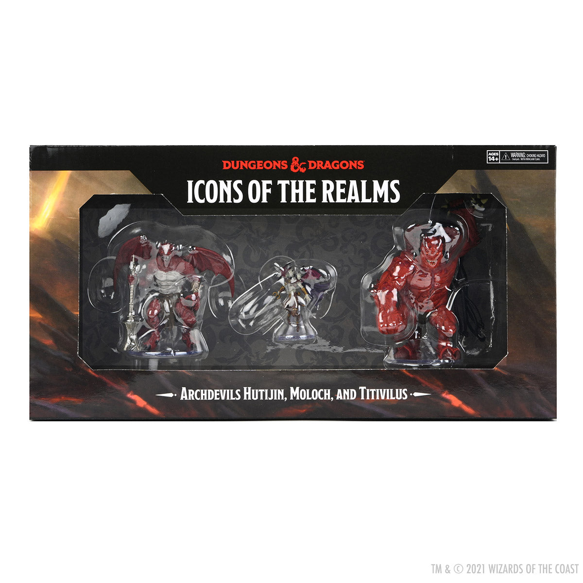 D&D: Icons of the Realms - Archdevils - Hutijin, Moloch, Titivilus (ONLINE ORDER ONLY)