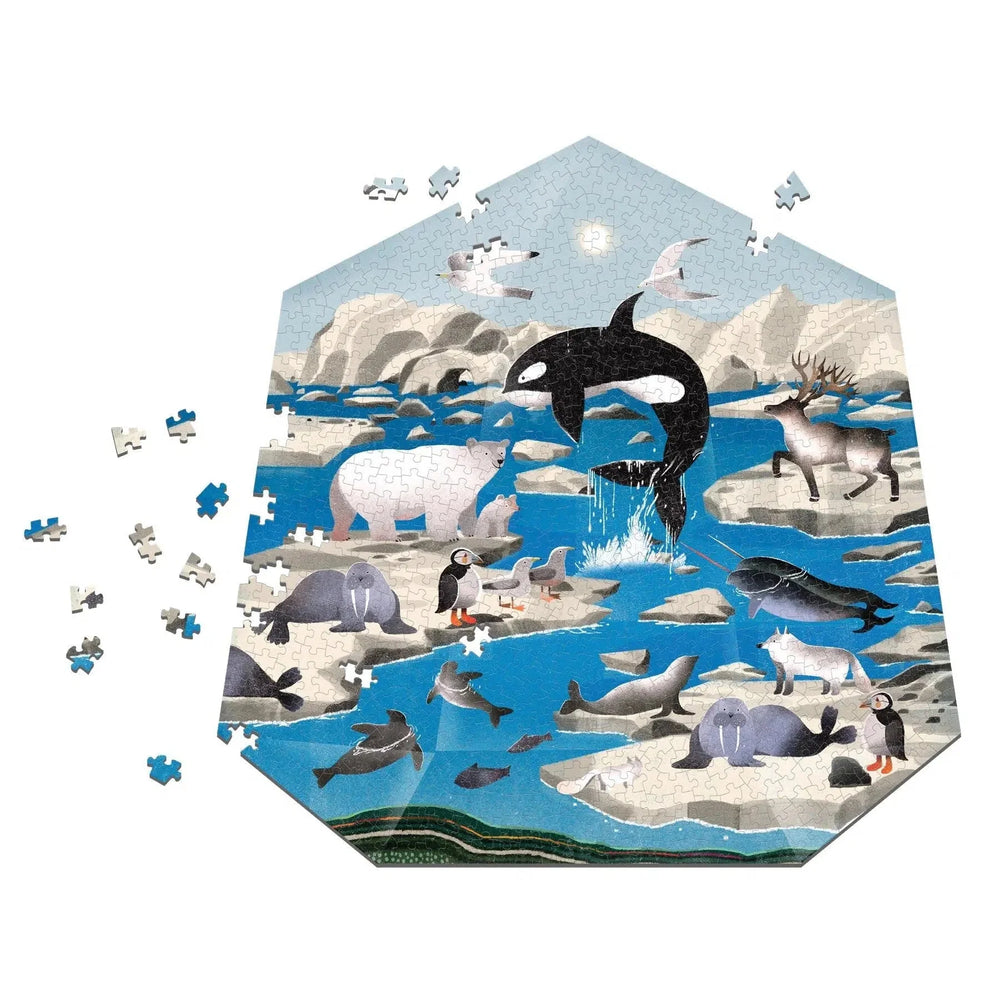 Arctic Terrarium 750 Piece Shaped Jigsaw Puzzle Mudpuppy (ONLINE ORDER ONLY)