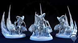 3D Printed Archvillain Games Arctic Owl Wanderer Frozen Wasteland 28 32mm D&D (Online Only)