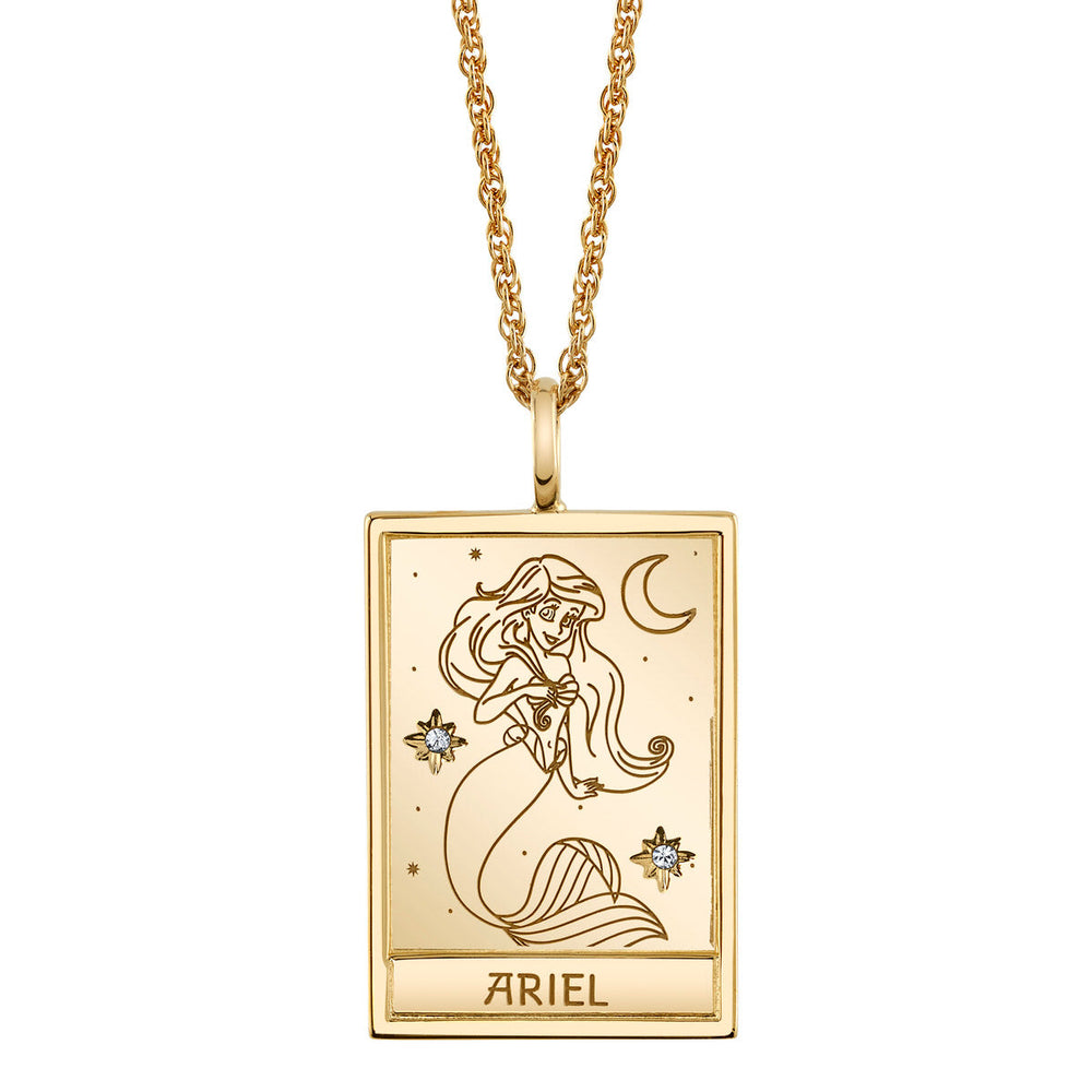 Disney X RockLove THE LITTLE MERMAID Ariel Tablet Necklace (ONLINE ORDER ONLY)