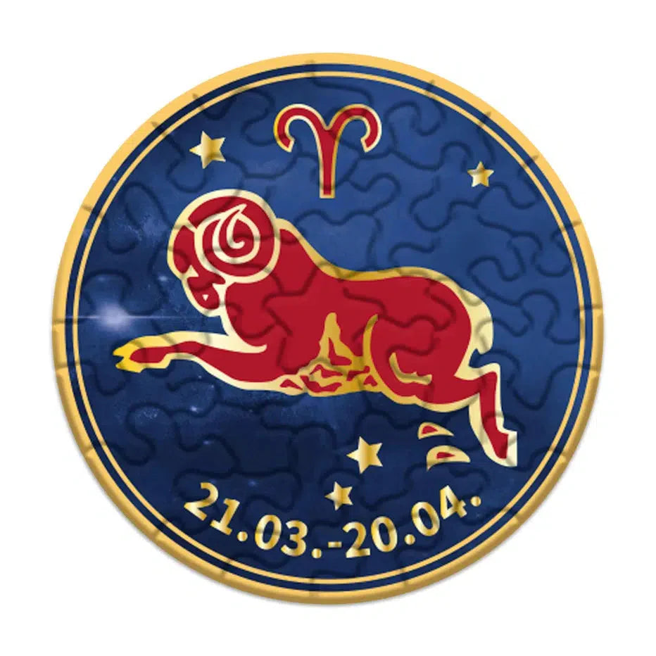 Aries Zodiac 33 Piece Mini Matchbox Jigsaw Puzzle Curiosi (ONLINE ORDER ONLY)