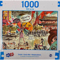Arigato Tokyo Ooh La La 1000 Piece Jigsaw Puzzle Sure Lox (ONLINE ORDER ONLY)