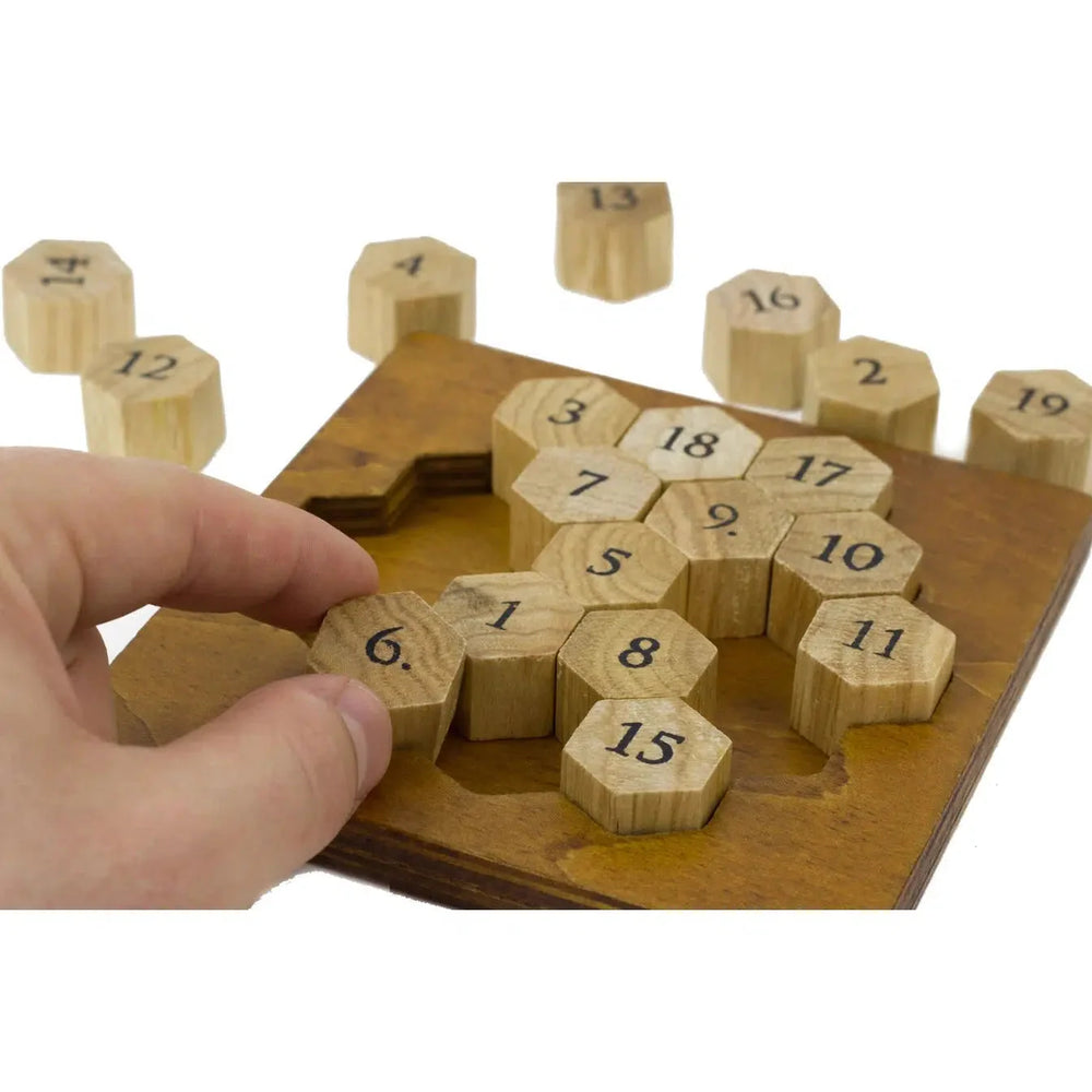 Aristotle's Wood Number Brain Teaser Puzzle Professor Puzzle (ONLINE ORDER ONLY)