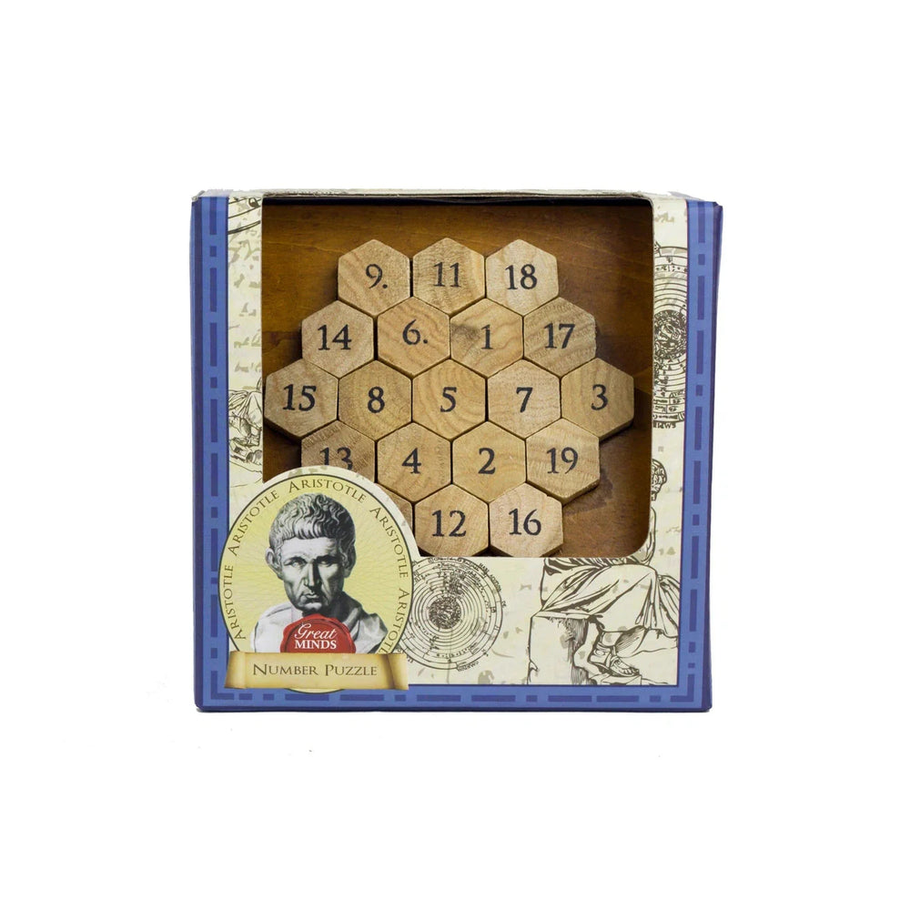 Aristotle's Wood Number Brain Teaser Puzzle Professor Puzzle (ONLINE ORDER ONLY)