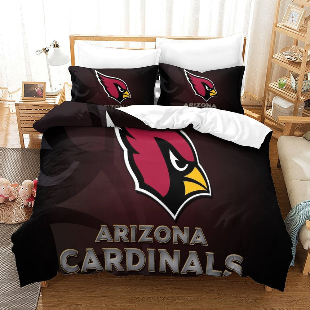 Arizona Cardinals Bedding Set Duvet Cover Without Filler (Online Order Only)