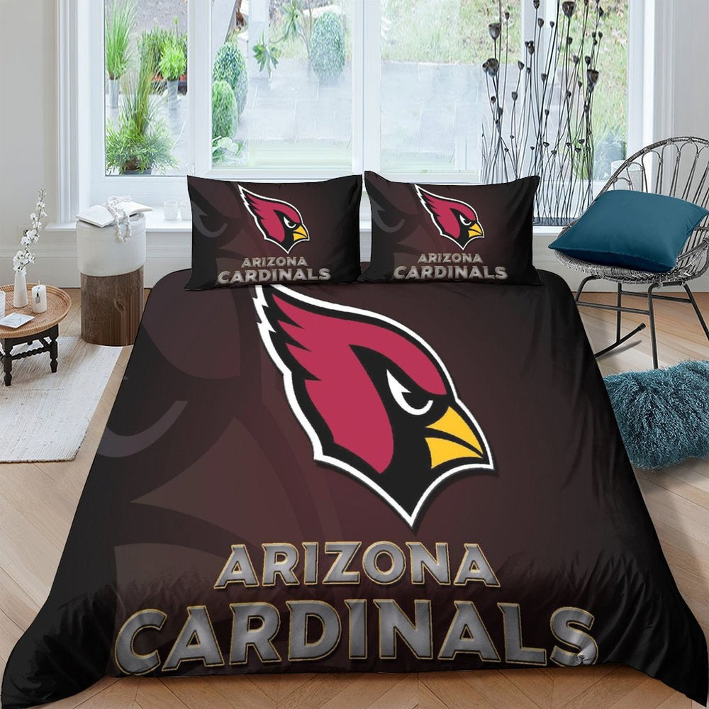 Arizona Cardinals Bedding Set Duvet Cover Without Filler (Online Order Only)
