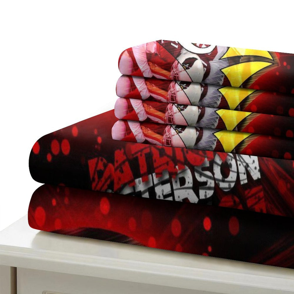 Arizona Cardinals Bedding Set Duvet Cover Without Filler (Online Order Only)