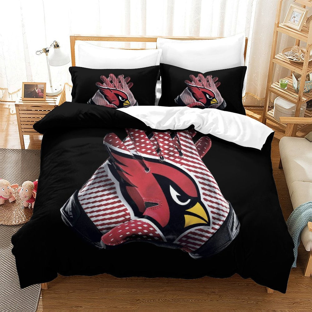 Arizona Cardinals Bedding Set Duvet Cover Without Filler (Online Order Only)