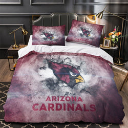 Arizona Cardinals Bedding Set Duvet Cover Without Filler (Online Order Only)