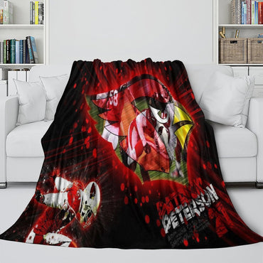 Arizona Cardinals Blanket Flannel Fleece Throw Room Decoration (Online Order Only)