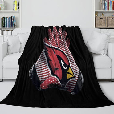 Arizona Cardinals Blanket Flannel Fleece Throw Room Decoration (Online Order Only)