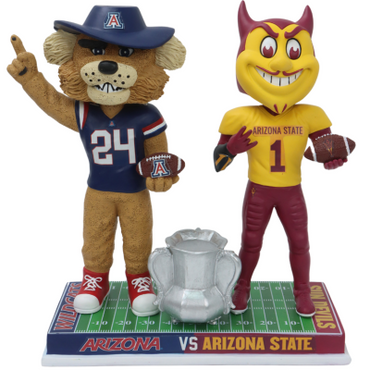 Arizona vs. Arizona State Football Rivalry Bobblehead (Presale) (ONLINE ORDER ONLY)