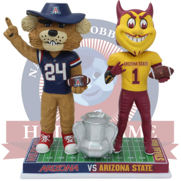 Arizona vs. Arizona State Football Rivalry Bobblehead (Presale) (ONLINE ORDER ONLY)