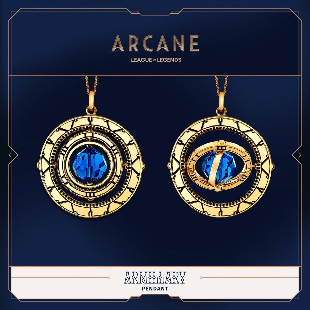 League of Legends X RockLove ARCANE Spinning Armillary Pendant (ONLINE ORDER ONLY)