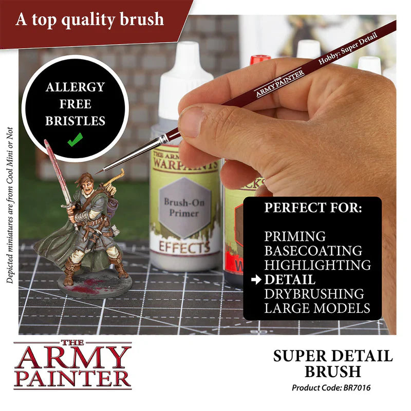 Army Painter Tools: Hobby Brush - Super Detail (ONLINE ORDER ONLY)