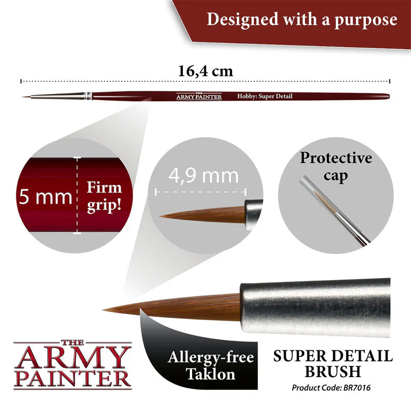 Army Painter Tools: Hobby Brush - Super Detail (ONLINE ORDER ONLY)