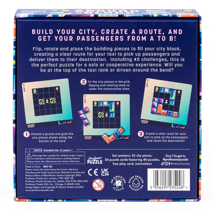 Around the Block Puzzle Game Puzzle Professor Puzzle (ONLINE ORDER ONLY)